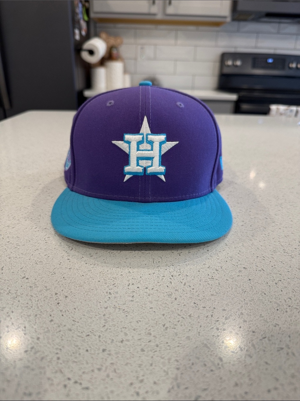 New Era Purple and Teal All-Star Embroidered Snapback
